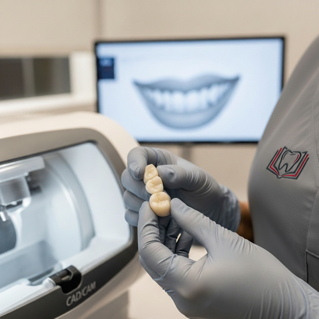 Restauración Final con Tecnología CAD/CAM 3D